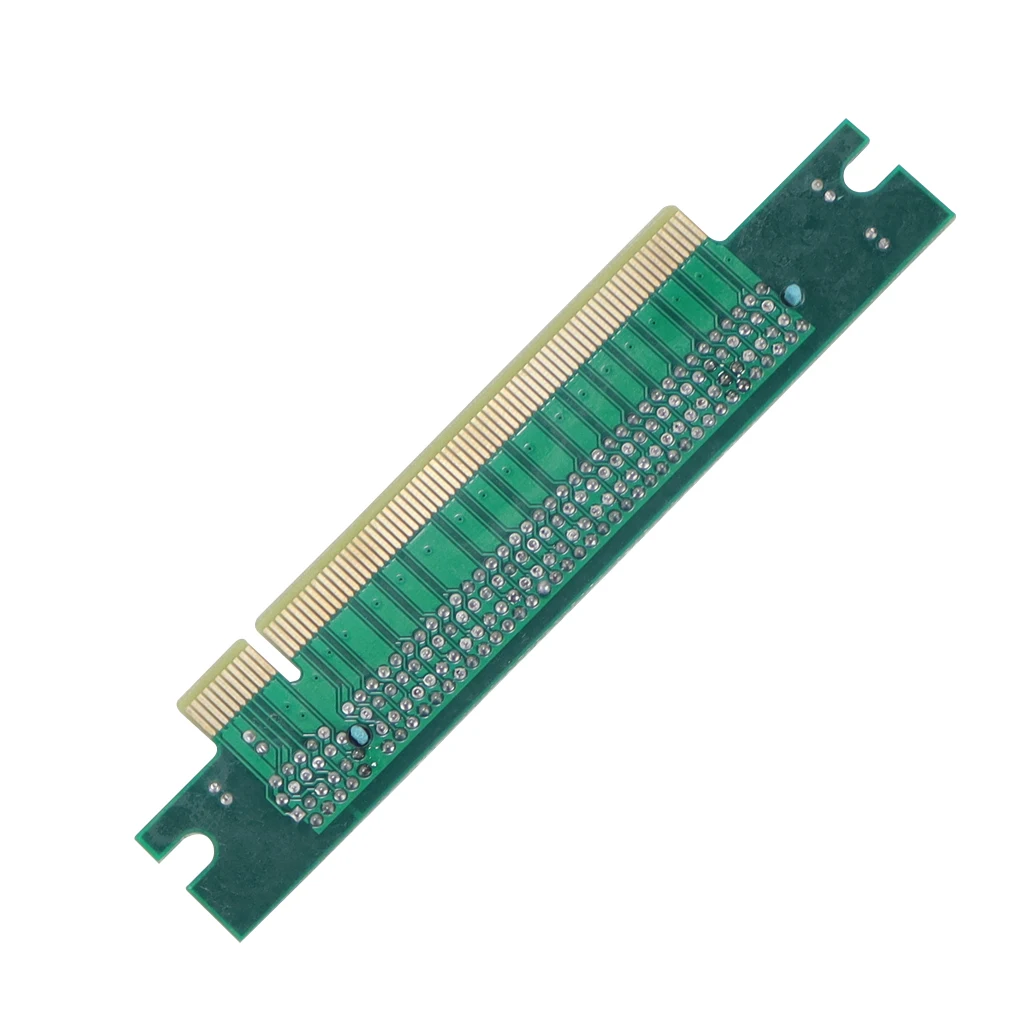 PCIE 90 Degree Right Angle/180 Degree Flat Insertion  Pci-E Pci-Express 16X Extender Protector Riser Adapter Card for 1U Server