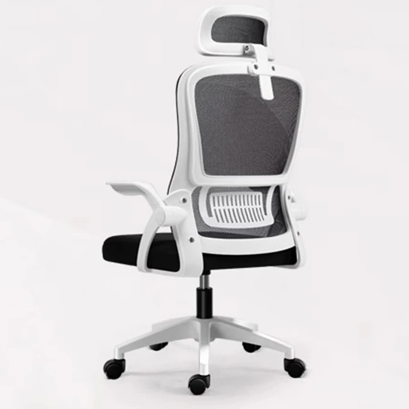 

Bedroom Swivel Ergonomic Chair Game Salon Rolling Lazy Arm White Gameing Chair Study Sillas De Oficina Office Furniture