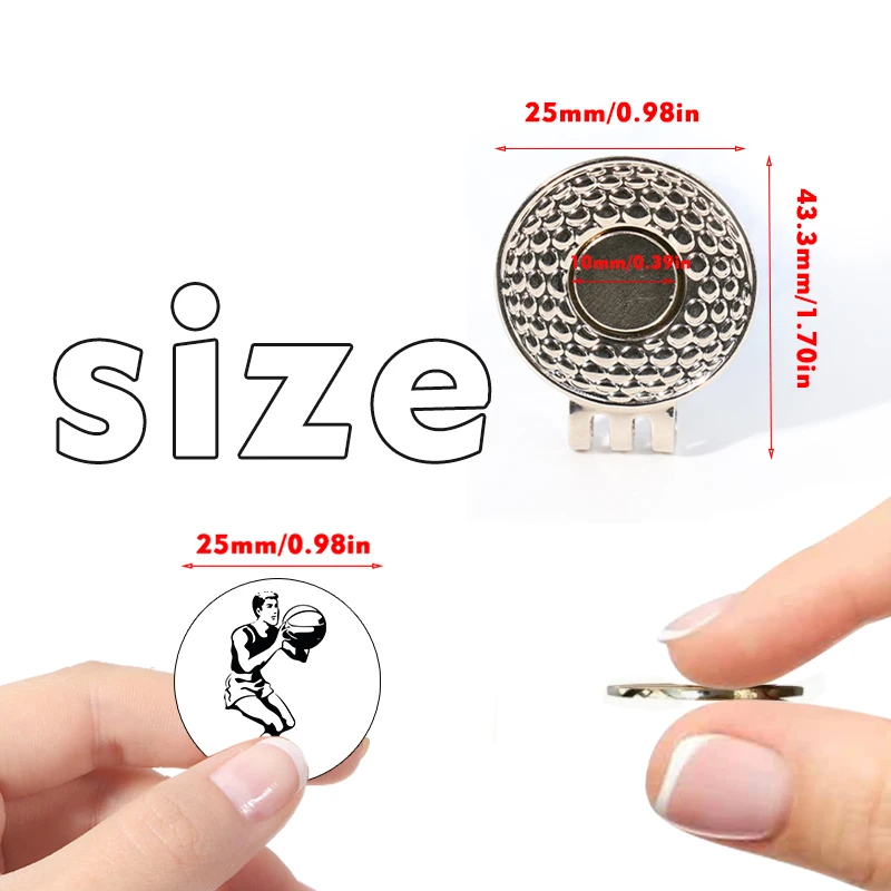 motion，golf cap clip marker、 golf marGirls Training Aids、The ideal universal gift for golfers、Golf Course AccessoriesMark