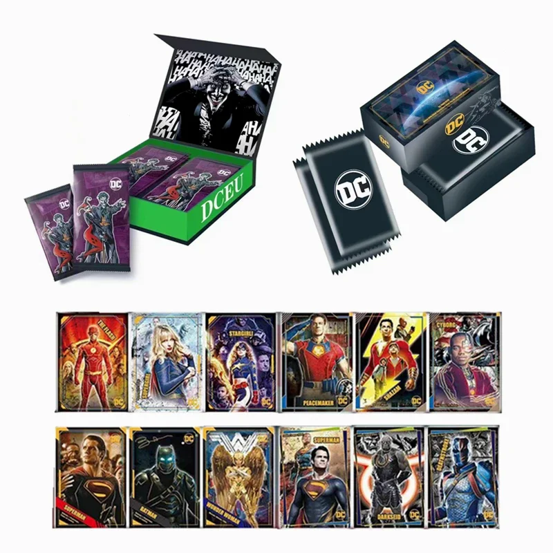 

Marvel Cards DC Justice League Star Diamond Card Batman Superman Flash Wonder Woman Superhero Battle Collection Card Gift Toy