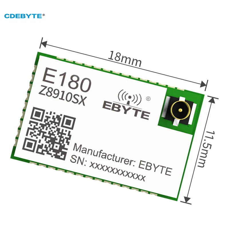 Imagem -02 - Módulo Soc sem Fio E180-z8910sx Ipex Iot 11dbm 500m Ligação de Toque Rede Protocolo Auto-cura Transceptor Peças Jn5189 Zigbee3.0