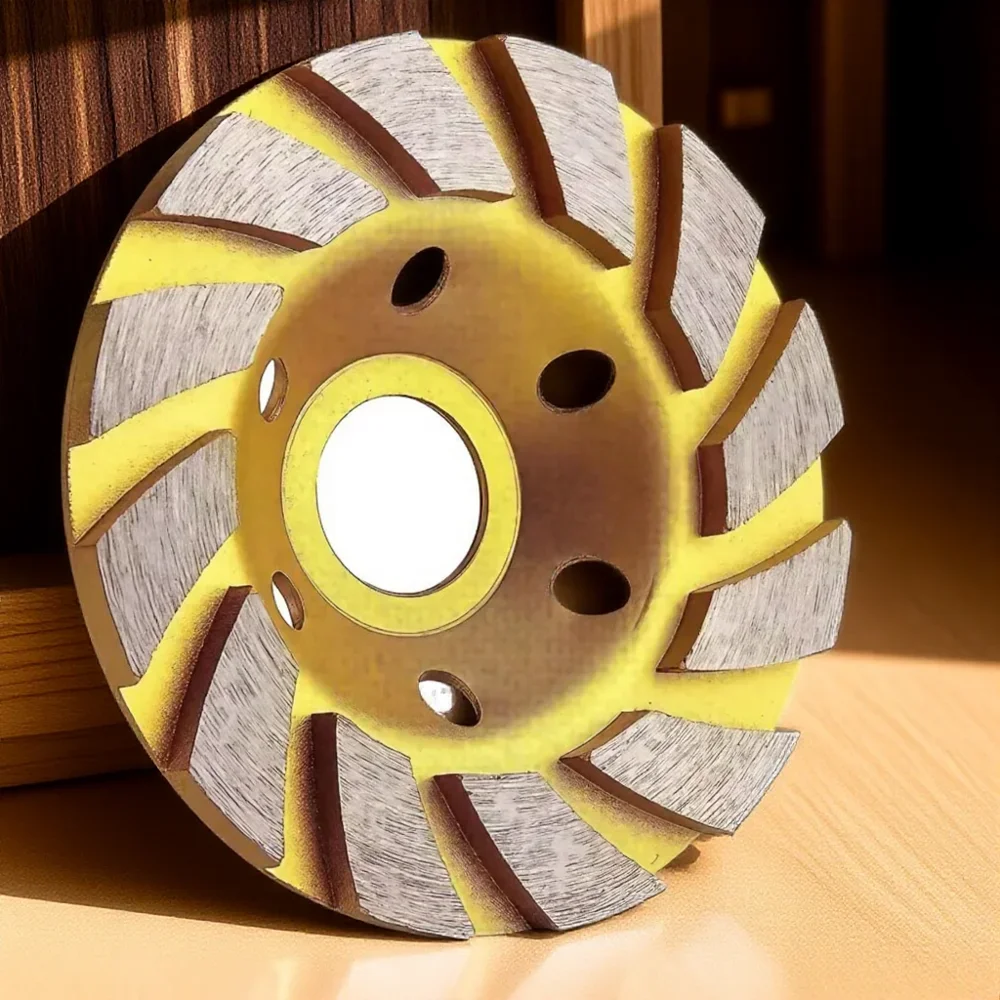 

4 Inch Diamond Grinding Cup Wheel for Angle Grinder Heavy Duty 12 Segs Concrete Stone Ceramic Turbo Grinding Tools