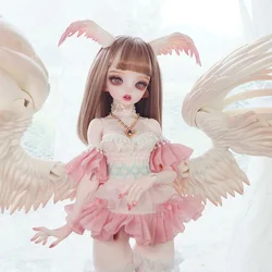 Pre-sale BJD Doll 1/4 Pegasus Rose Ardour Style Big Eyes Jointed Movable Resin TOYS She Have Pink Wings And An Angel's Face Doll