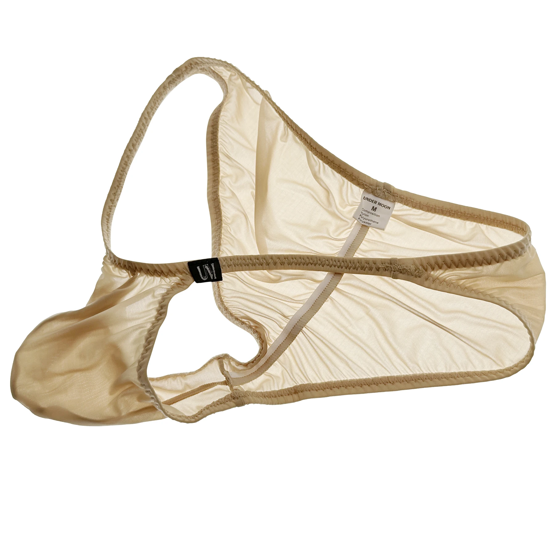 Men's Sexy Silk Button Briefs Underwear Pouch Cool Design Comfortable Fit Boxer Briefs