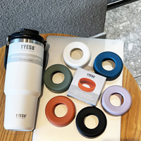 1Pcs Anti Slip Bottle Cover Protective Silicone Cup Cover 71-79mm Diameter Universal Bottom Sleeve for Tyeso Bottle