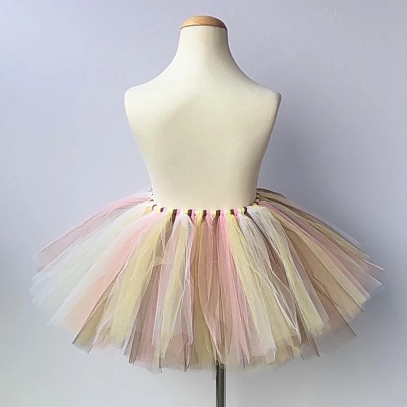 Tier Hirsch Tutu Rock für Baby Mädchen Weihnachten Halloween Kostüm Kinder Dschungel Party Cosplay Outfit Kinder flauschige Tüll Röcke