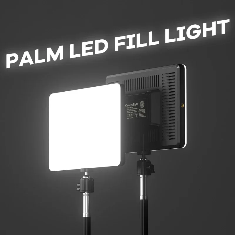 Bicolor LED Fill Light 2700k-5700k Lightweight Photography Equipment with Ballhead For Youtuber Makeup Vlog Tiktok Live Stream