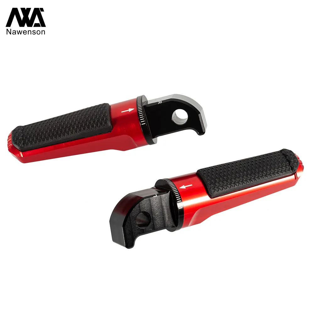 Motorcycle Footpegs Rear Passenger Footrest for Yamaha YZF-R3/R15 for T-MAX 530/560 for MT03/MT07/MT09/MT10 for Xmax 125/250/300