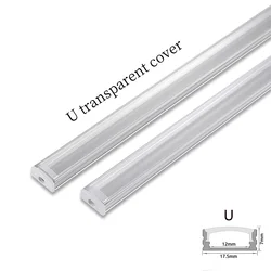 2-30 sztuk/partia profil aluminiowy LED 0.5 m/szt. kształt U/V narożnik dla 5050 2835 taśma LED Bar uchwyt kanału lampy biały/przezroczysty