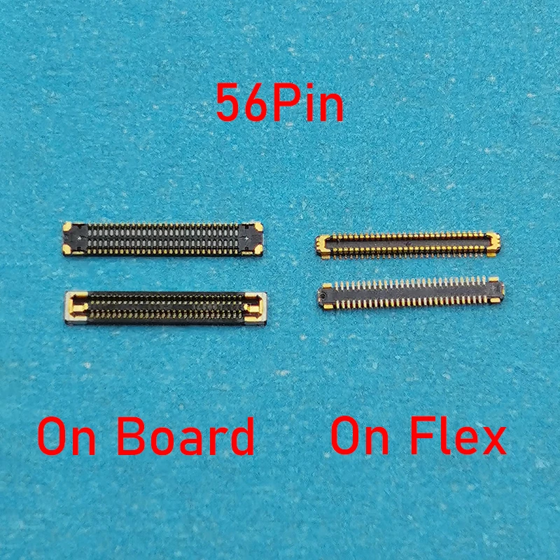 

5Pcs 56pin Lcd Display Screen Flex FPC Connector On Motherboard For Samsung Galaxy S21 G991 G990 G991U G991F G991B G991N G9910