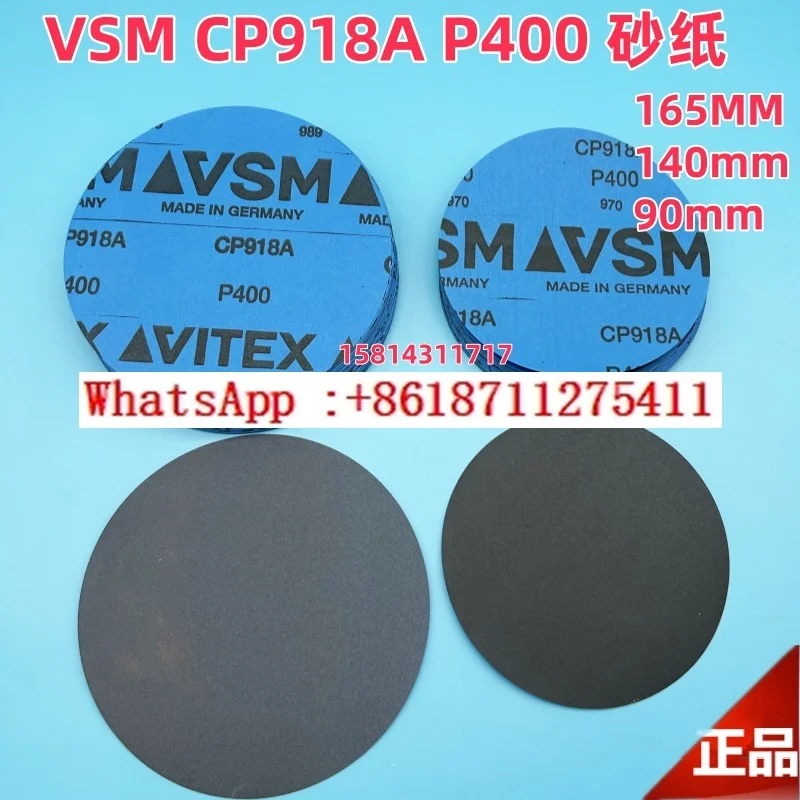 5 uds Martindale papel de lija resistente a la abrasión VSM prueba P400 P600 papel de lija importado alemán pre papel de lija CP