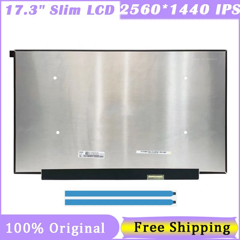 

17.3 Inch Slim LCD NE173QHM-NY1 NE173QHM-NY2 NY3 NY4 NE173QHM-NY5 NY6 NY7 Laptop Screen 100%sRGB 165Hz 2560x1440 QHD 40Pin EDP