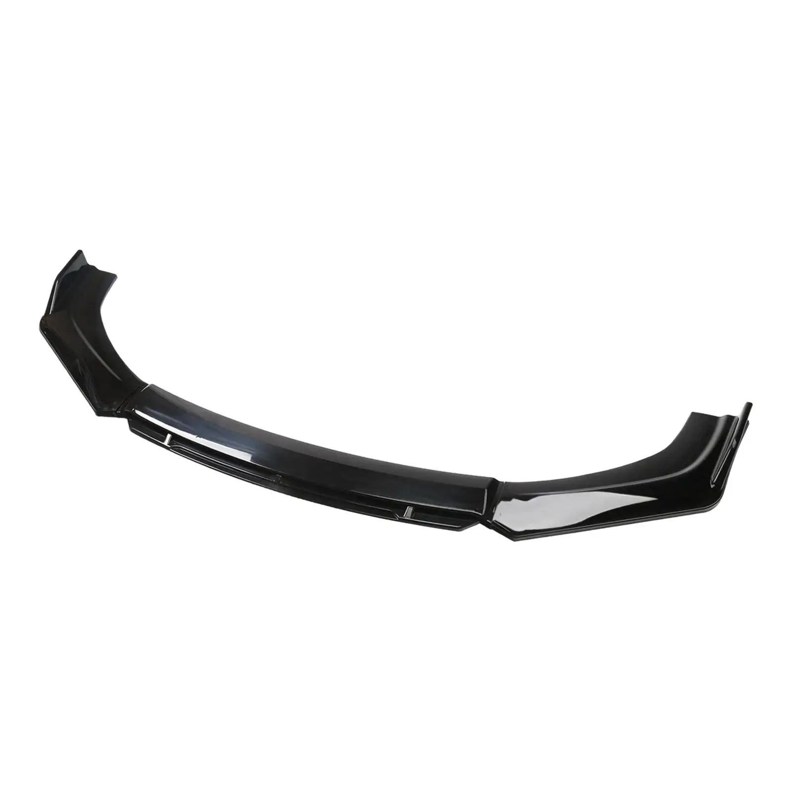 3 Pieces Car Front Bumper Lip Kit Automotive Durable Accessories Practical