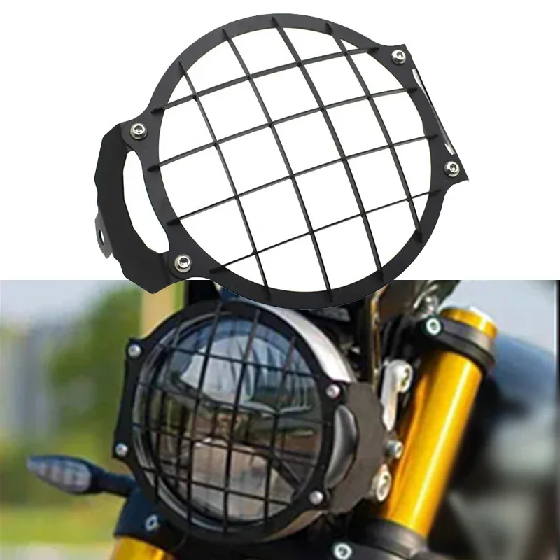 

Speed400 Scrambler400X Metals Protective Covers Retro Headlight Guard Headlight Grill Fit For Speed 400 Scrambler 400X 2024-