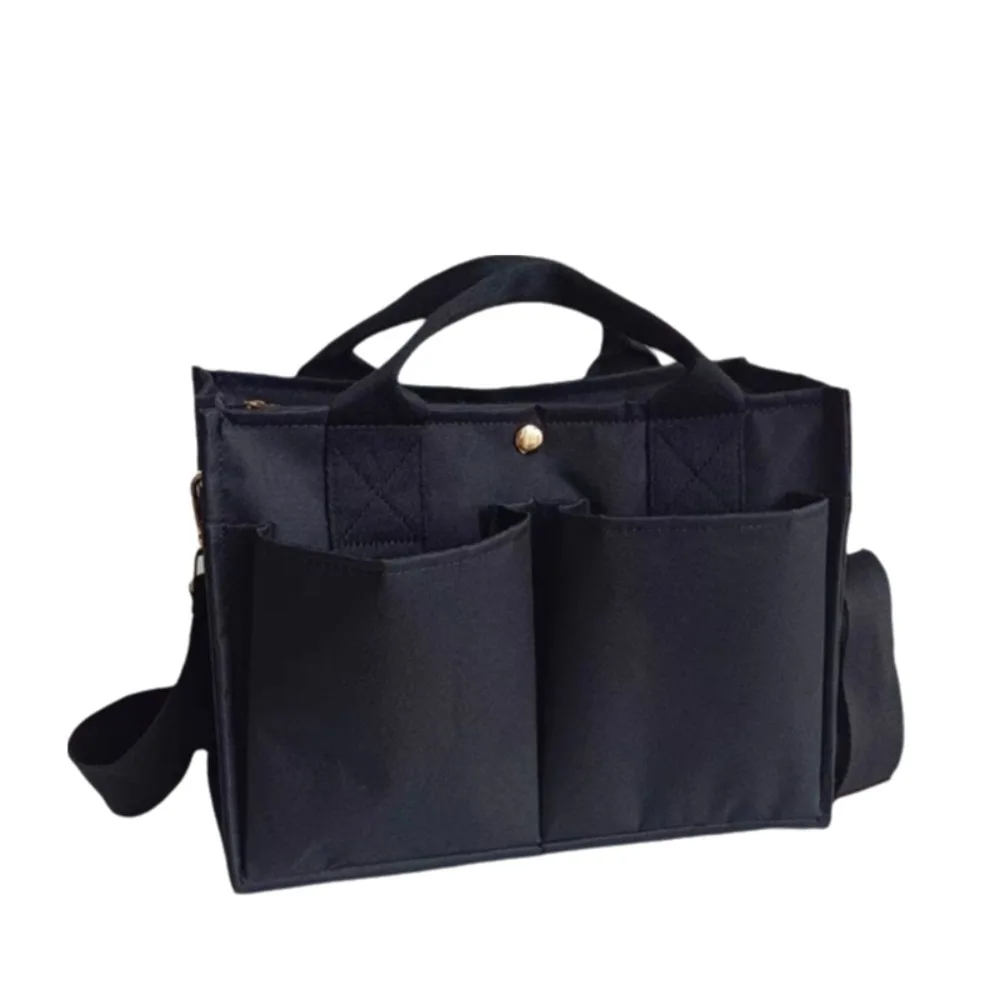 

Handbag Korean Style Mommy Bag Adjustable Shoulder Strap Multi-compartment Tote Bag Canvas Large Capacity Diaper Bag Street