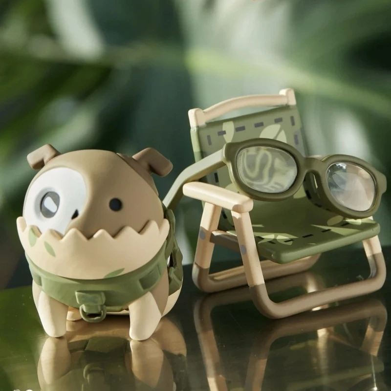 Nuevo producto en stock Sr. Osso cuarta generación Camping perro de seda sucio estilo sentado juguetes de moda caja ciega lindos regalos sorpresa