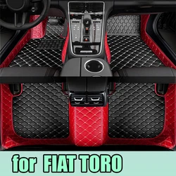 Custom Fit Automotive Car Floor Mats For FIAT TORO 2018 2019 2020 2021 2022 Luxury Leather Men Women Full Coverage