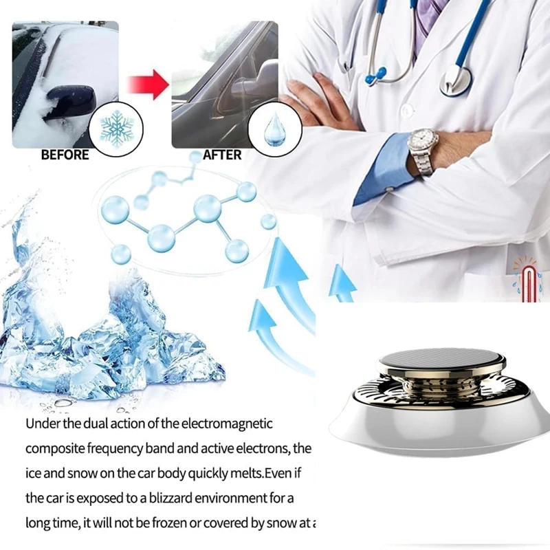 جهاز إزالة ثلج السيارة الكهرومغناطيسي، أداة إزالة الثلوج المضادة للتجمد الجديدة، مبيعات التدخل الجزيئي الكهرومغناطيسي