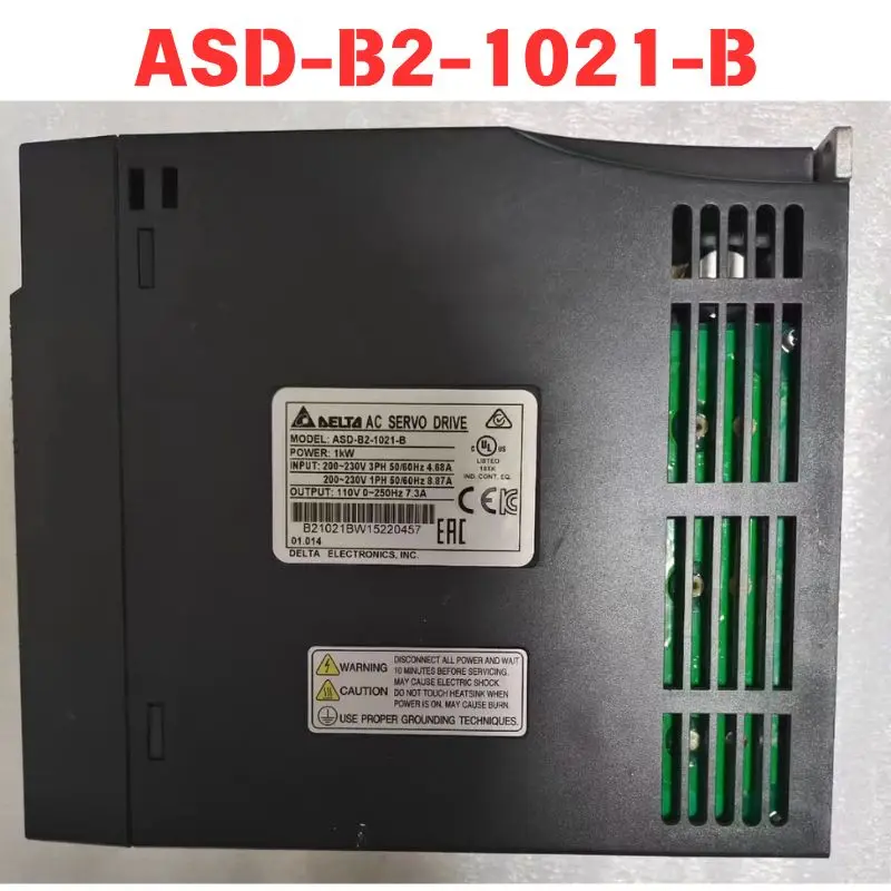 Used OEM disassembled parts ASD-B2-1021-B Servo driver Functional test OK Fast Shipping