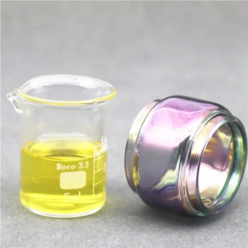 Tubo de copo de medição de vidro bolha, 2 peças para nord 19 priv n19 kit tfv16 lite tanque g 3 resa prince stick v9 max