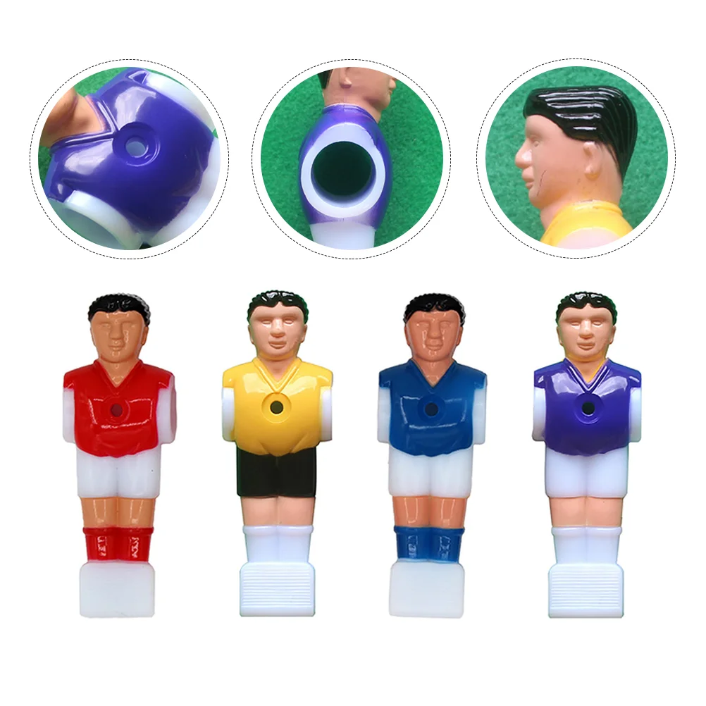 

8 Pcs Football Machine Accessories Villain Player Table Foosball Men Mini Supplies Soccer Figurine Models Toys Accessory