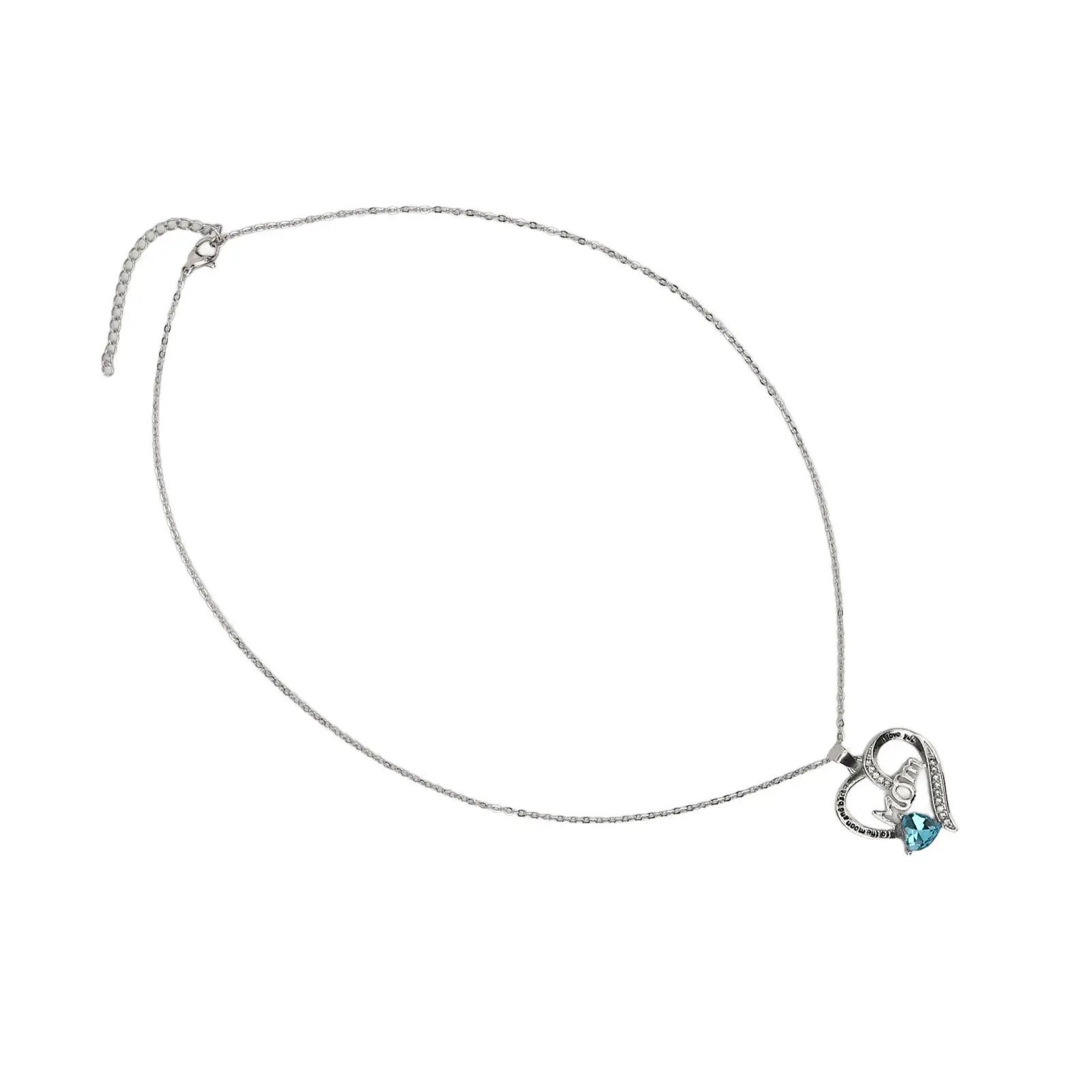 Colar de strass em forma de coração, pingente de letra personalizado, joias de liga brilhante para mulheres, festa, dança, roupa