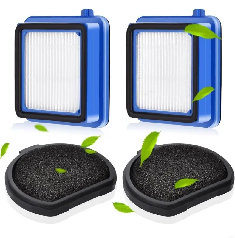 96gf 8pieces مرشحات عالية الكفاءة مرشحات مكنسة كهربائية استبدال مرشح التصفية التجريبية