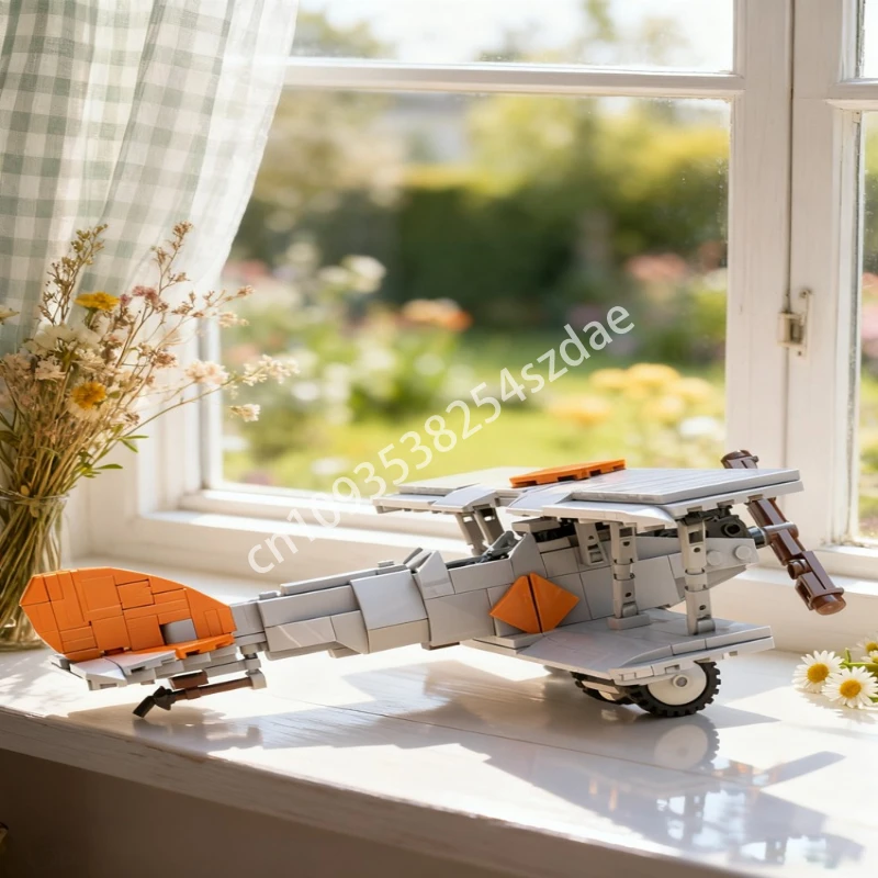 

710 шт. MOC Pfalz D IIIa, универсальная строительная модель, рождественские подарки, блоки, строительные блоки, сборка, идея игрушки «сделай сам», образование для детей