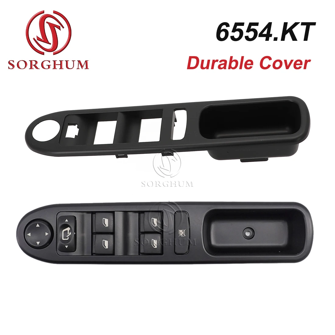 

SORGHUM 6554.KT Window Switch Control Mount Frame Cover Durable For Peugeot 307 SW CC SW 2000 - 2013 Window Switch Panel 6554KT