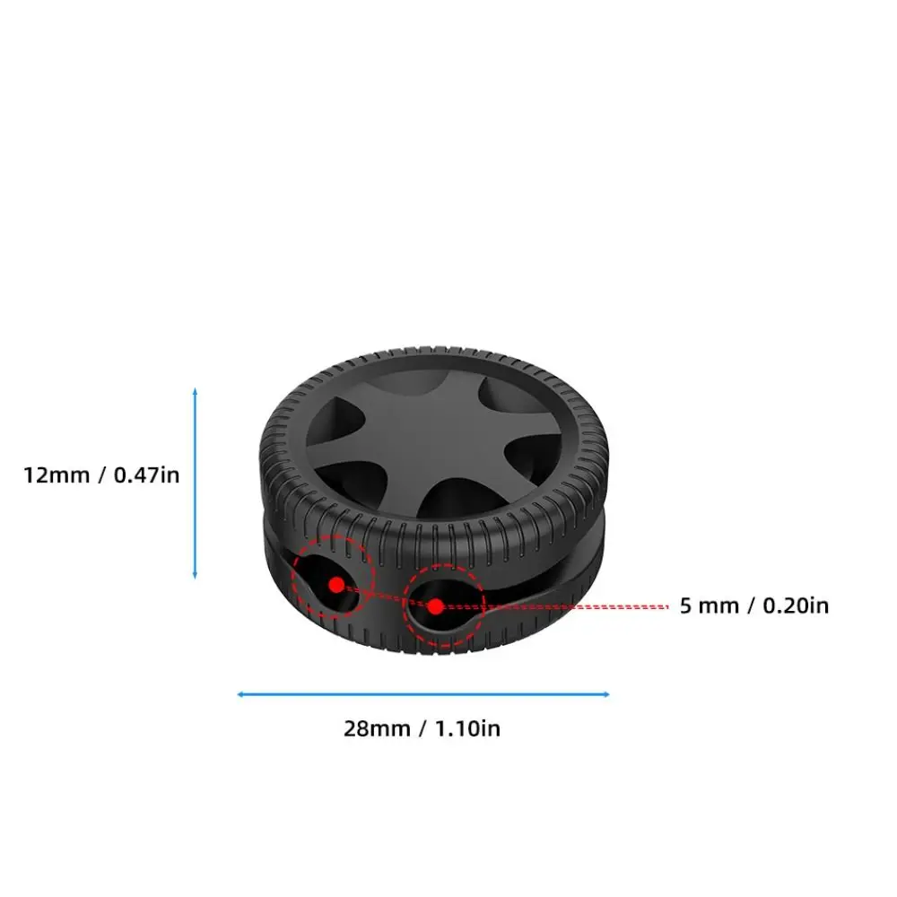 6 pezzi nuovo avvolgicavo in Silicone avvolgitore flessibile Desktop Desktop gestione portacavi linea di ricarica clip fisse per cavi USB