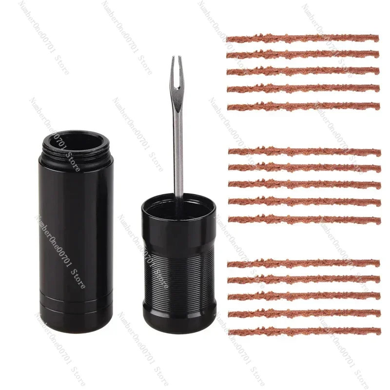 Bike Tubeless Tire Repair Kit Slug Plug Stopper Rubber Bacon Strips and Insertion Tool For Fixing Puncture Flat Road MTB Bicycle