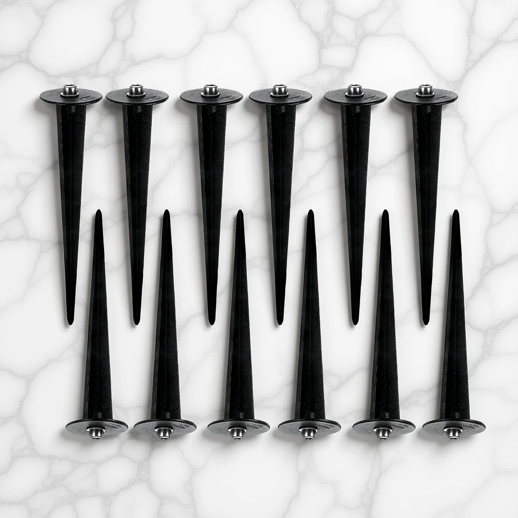 

12 Pcs Yard Decoration Stakes Replacement Light Ground for Pathway Lights Garden