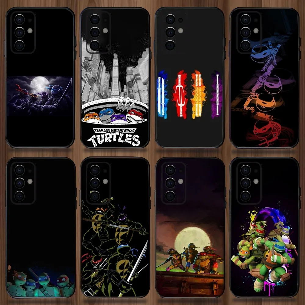 T-Teenage Mutant N-Ninja-Turtles Phone Case For Samsung Galaxy A13,A21s,A22,A31,A32,A52,A53,A71,A80,A91 Soft Black Cover