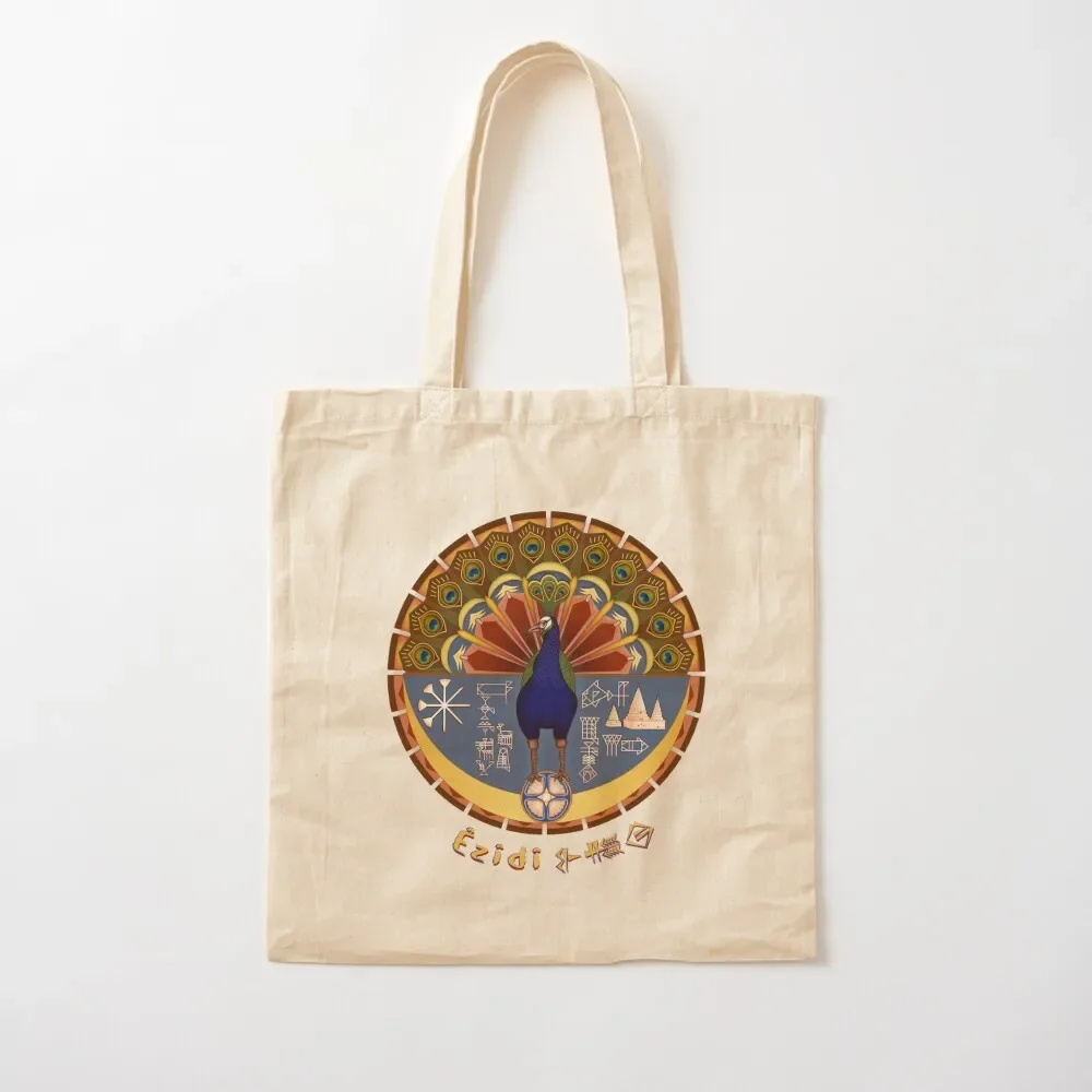 حقيبة يد نسائية من Yazidi Melek Taus حقيبة تسوق للنساء حقيبة هدايا من القماش