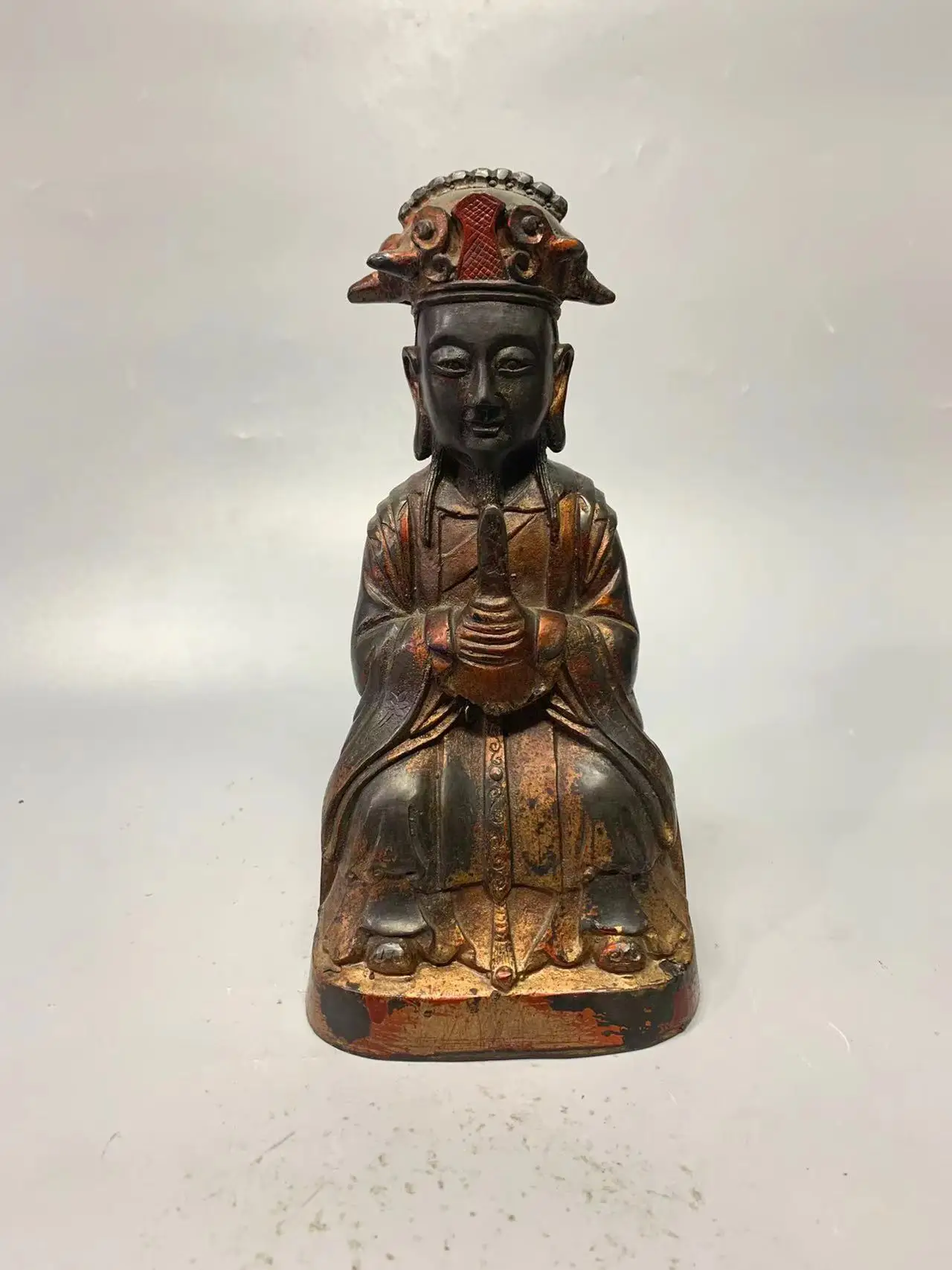 

Antique Chinease old copper Mao Ri Xing Guan Buddha statue, Handicrafts, best collection&adornment, Free shipping