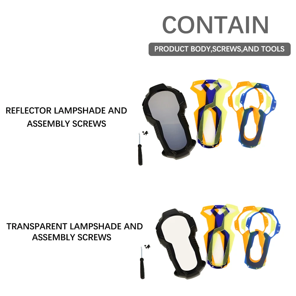 Motocicleta Farol Fluorescente Guarda Lens Cover, Tampa da lâmpada frontal, Acessórios para BMW R1250GS R1200GS LC R 1250 GS Adventure