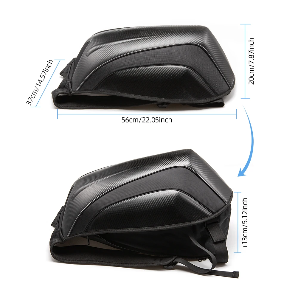Moto Bags Racing Motorcycle Backpack Waterproof Carbon Fiber Motorcycle Bag Riding MX Motocross Luggage Bags