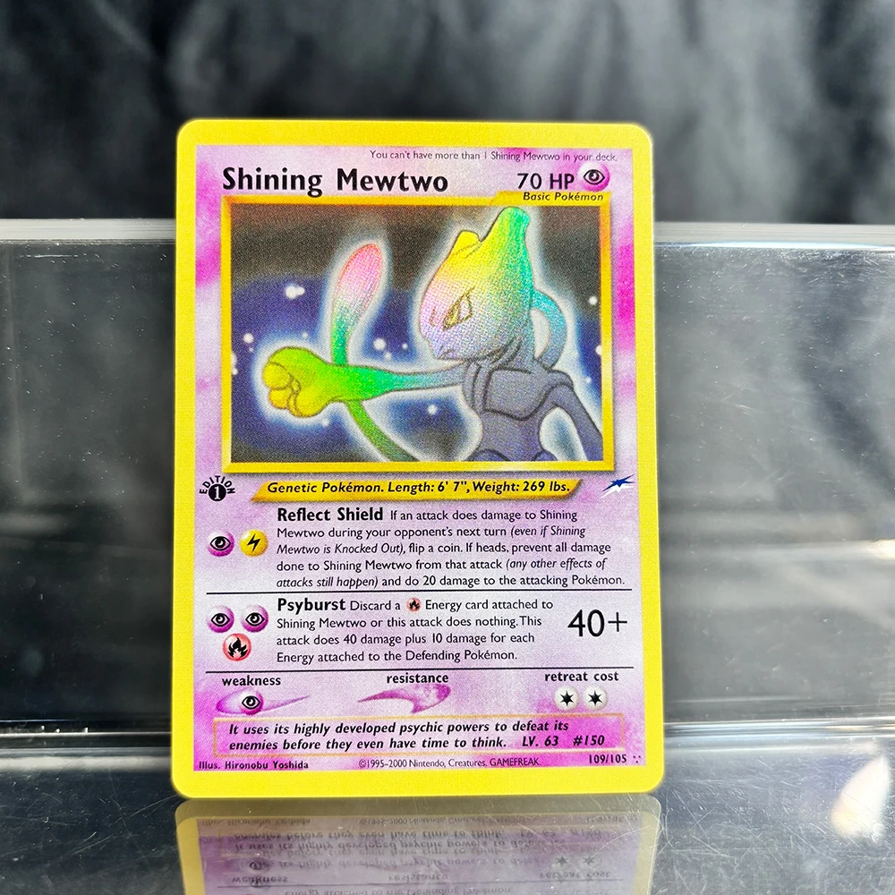 Holographic Game Trading Collection PTCG Proxy Cards Charizard Pikachu Mew EX Singl PKM Folienkarten Gengar VMAX Skyridge (SK)
