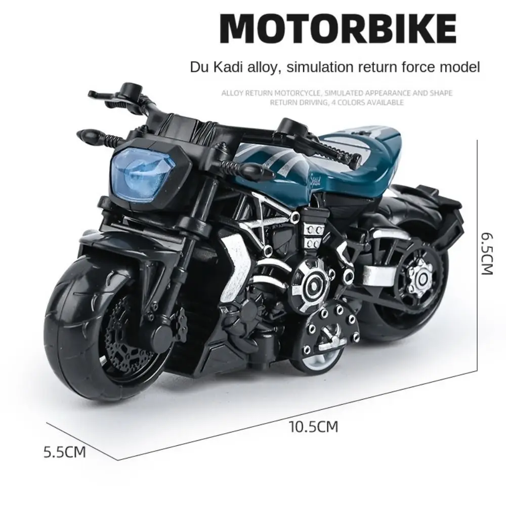 Modellini Auto e Moto a Retrocarica, Mini Simulazioni in Lega, Modellini di Locomotive e Motociclette per Ragazzi