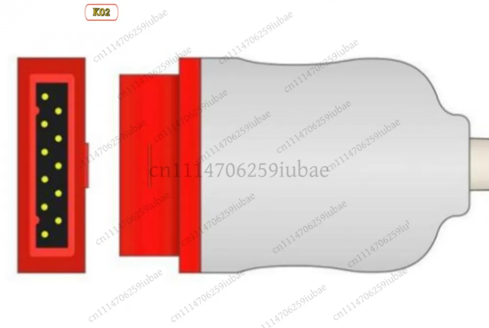 df df IBP Cable for GE Invasive Blood Pressure Transducer Compatible with Abbott Medex, Replacement Parts