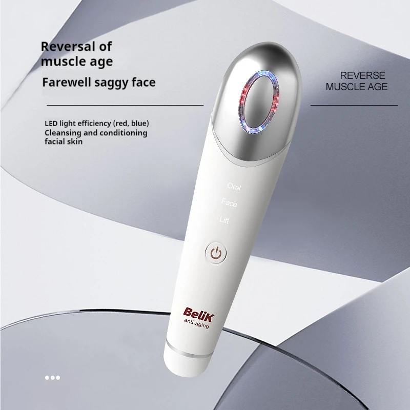 Handheld huidverjongende strakke gezicht neklift stimulator schoonheidsapparatuur