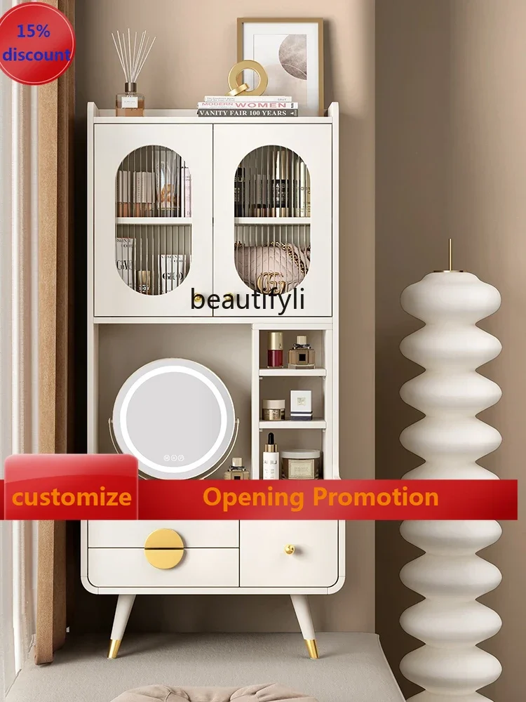 

ss7304 Cream Style Bay Window Dressing Table Floor Tatami Special Balcony Mini Makeup Table