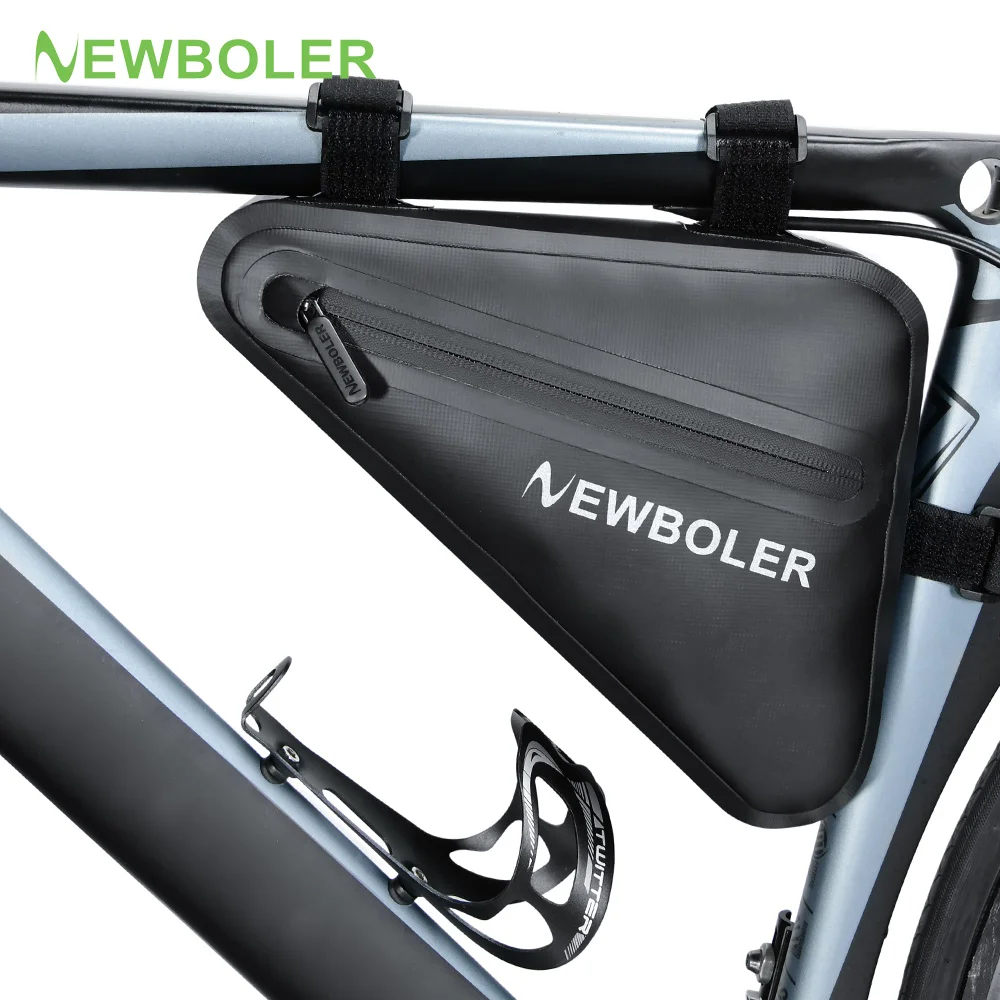 

NEWBOLER велосипедная треугольная сумка 2,5 л велосипедная рама передняя сумка-труба водонепроницаемая велосипедная сумка корзина сумка для инструментов для электровелосипеда аксессуары