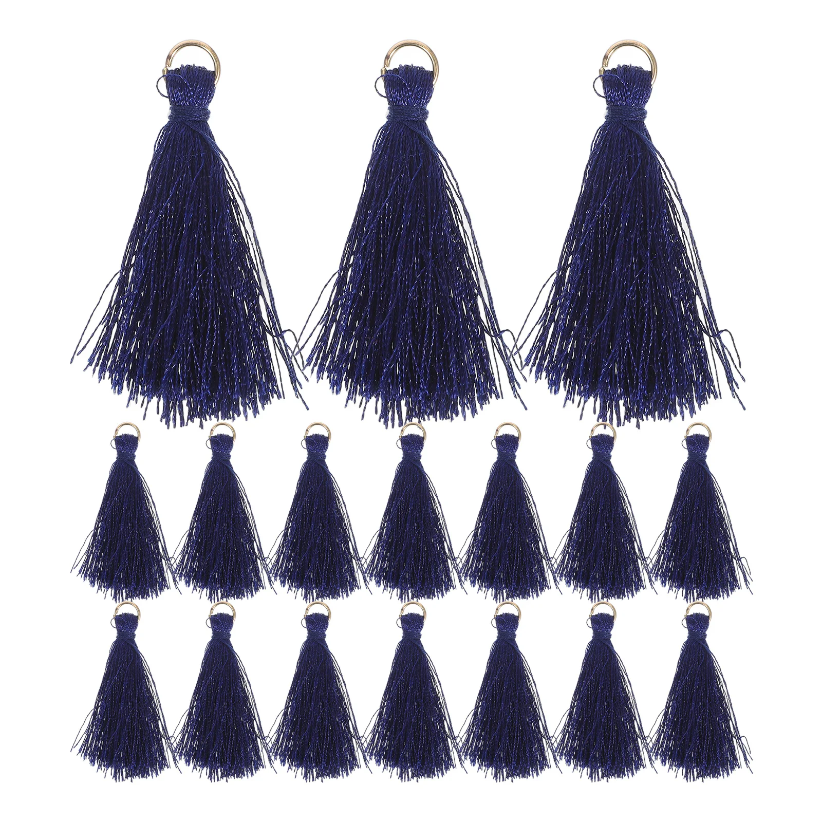 

30pcs Polyester Tassel Pendant 4cm Keychain Charms for Handbag Bag Purse Decor Accessories Hanging Tassels Crafts