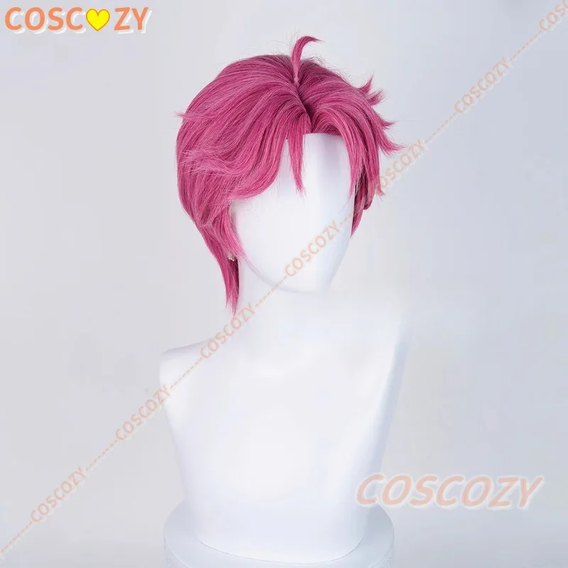 Kpop Demon Hunters Wig Saja Boys Abby Wig Men Short Hair Jinu Cosplay Wigs Free Wig Cap