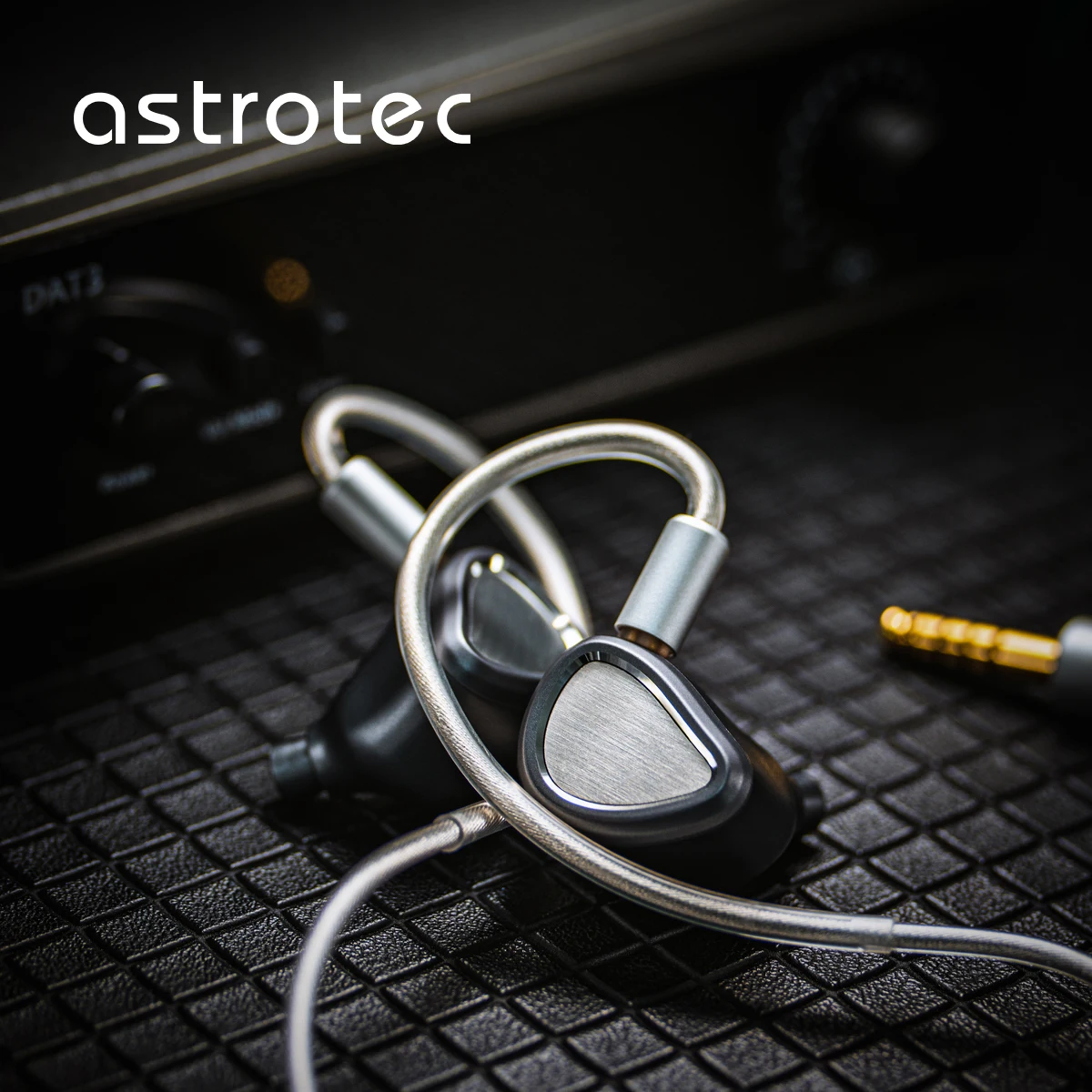 Astrotec Archimedes ATS01 Duplet PD + PZT Miniatur Planar Driver In-Ear Earphone Kabel Unit Hibrid Pemantauan Gaming Earphone