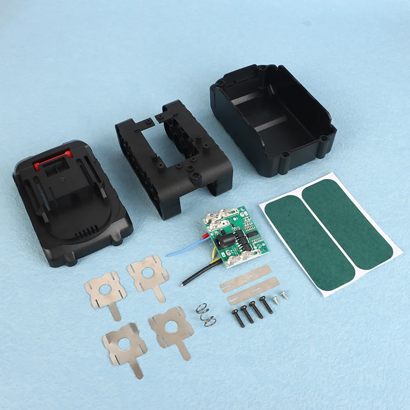 

Чехол для электроинструментов BMS 21 В, ящик для хранения аккумулятора для беспроводной электрической угловой шлифовальной машины, резка 18650, чехол для аккумулятора без аккумулятора