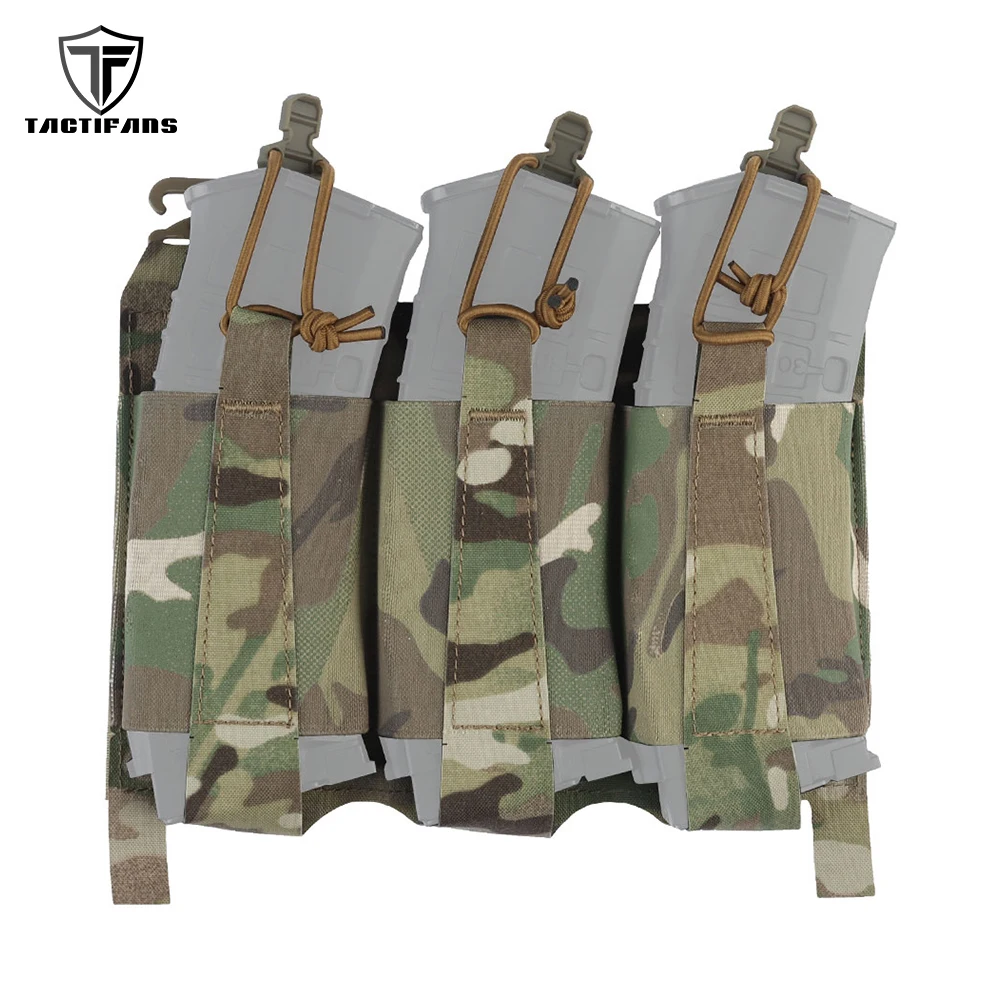 

Tactical AR AK M4 7.62 5.56 223 Triple MAG Pouch G Hooks Elastic Shock Hunting Vest Plate Carrier Airsoft Chest Rig Accessories