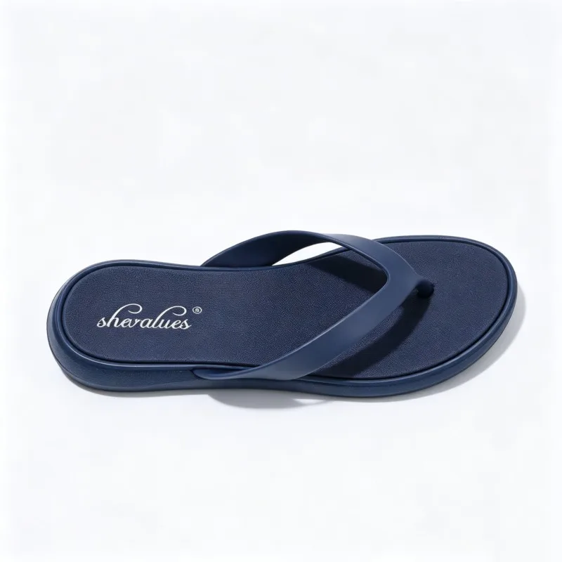 Smile Popcorn Summer Flip Flops for Women Soft EVA Non-Slip Slippers Lightweight Quick Dry Beach Sandals Comfortable Thong Shoes