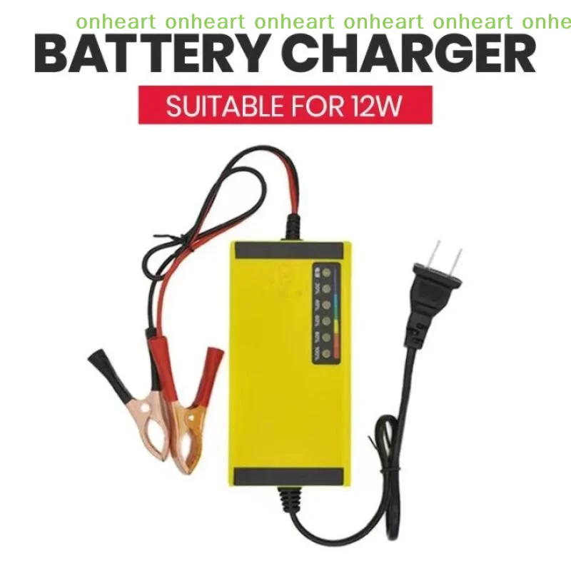 [C]Universal 12V Smart Car Battery Charger Motorcycle Charger BatteryTruck